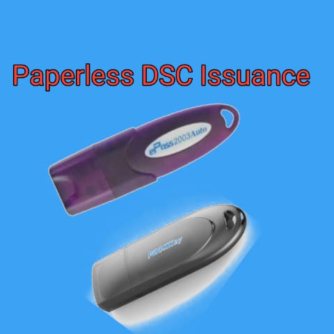 Paperless DSC issuance